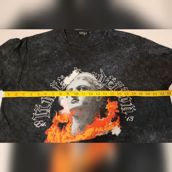 MAN boohooMan Mens Large 2013 Limited Edition Michelangelo's David T-Shirt - Picture 6 of 7